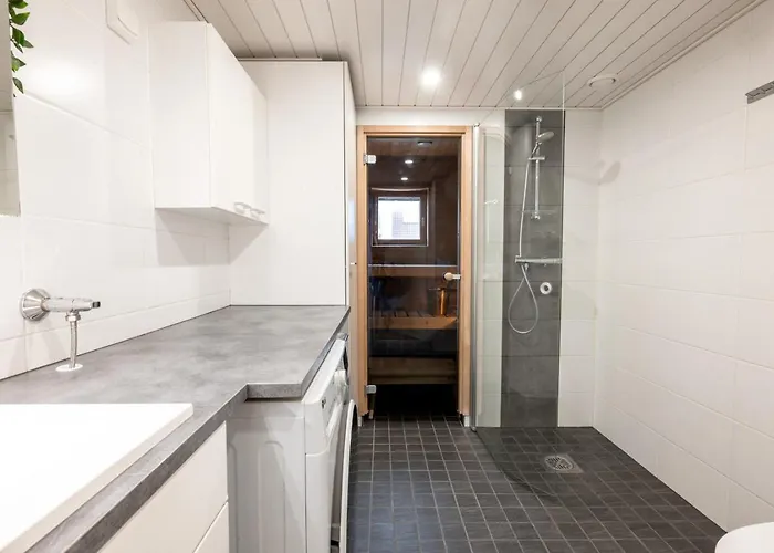 Apartment 2ndhomes Cozy Spacious 79m2 2br With Sauna